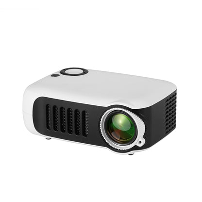 TRANSJEE A2000 320x240P 1000 ANSI Lumens Mini Home Theater HD Digital Projector, Plug Type: UK Plug(White) - Consumer Electronics by buy2fix | Online Shopping UK | buy2fix