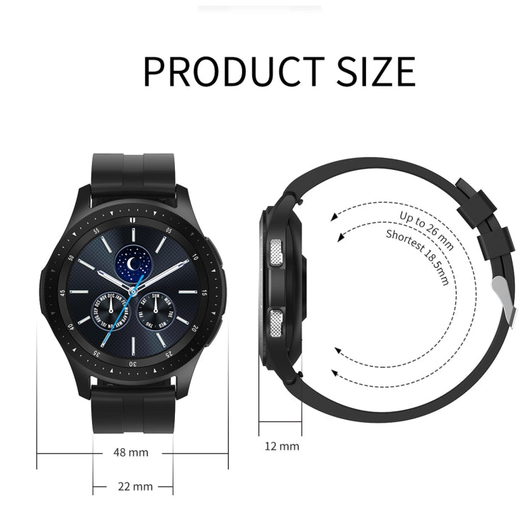 W68 1.54 inch Touch Screen IP67 Waterproof Smart Bracelet, Support Blood Oxygen Monitoring / Bluetooth Call / Heart Rate Monitoring, Style: Steel Strap(Black) - Smart Wear by buy2fix | Online Shopping UK | buy2fix