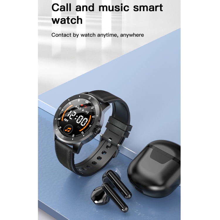 MX12 1.3 inch IPS Color Screen IP68 Waterproof Smart Watch, Support Bluetooth Call / Sleep Monitoring / Heart Rate Monitoring, Style:Steel Strap(Silver) - Smart Wear by buy2fix | Online Shopping UK | buy2fix