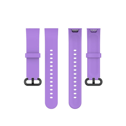 For Xiaomi Mi Watch Lite / Redmi Watch Silicone Watch Band, Size: One Size(Purple) - Smart Wear by buy2fix | Online Shopping UK | buy2fix