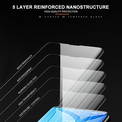 For OPPO Find X3 9H 3D Full Screen Curved UV Protective Film - OPPO Tempered Glass by PINWUYO | Online Shopping UK | buy2fix