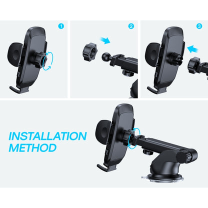 JOYROOM JR-ZS259 360-degree Rotating Stretching Mechanical Dashboard Car Holder for 4.7-6.9 inch Mobile Phones - In Car by JOYROOM | Online Shopping UK | buy2fix