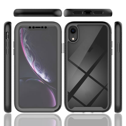 For iPhone XR Starry Sky Solid Color Series Shockproof PC + TPU Case with PET Film(Black) - More iPhone Cases by buy2fix | Online Shopping UK | buy2fix