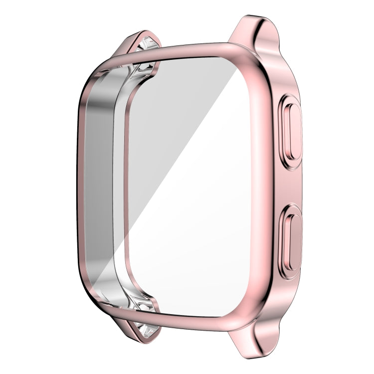 For Garmin Venu Sq Full Coverage TPU Electroplating Protective Case(Pink) - Smart Wear by buy2fix | Online Shopping UK | buy2fix