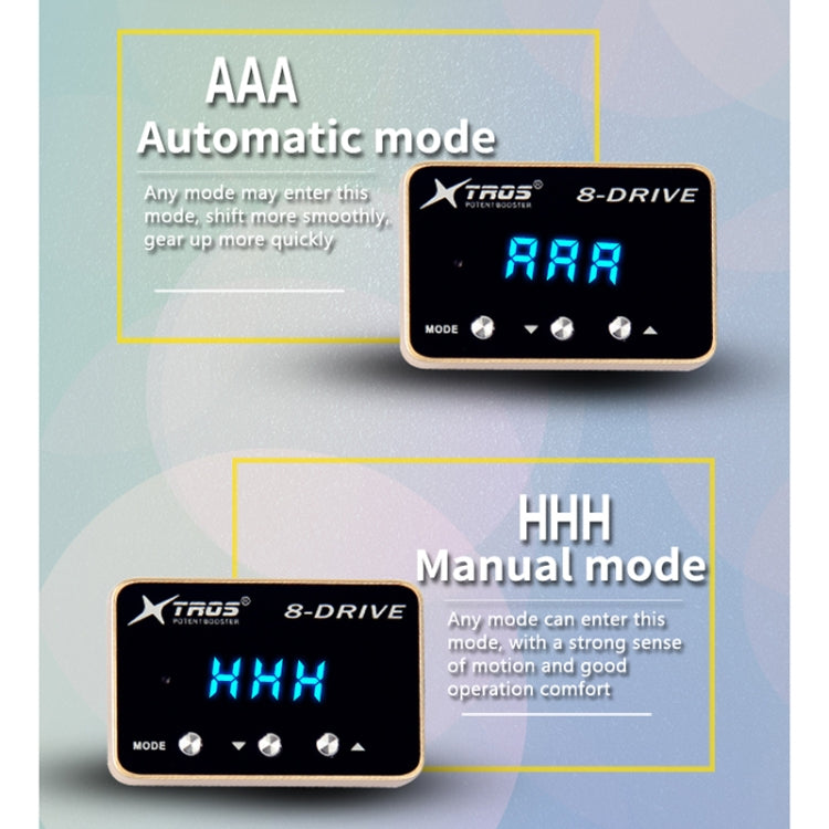 For Toyota Yaris 2006- TROS 8-Drive Potent Booster Electronic Throttle Controller Speed Booster - In Car by TROS | Online Shopping UK | buy2fix