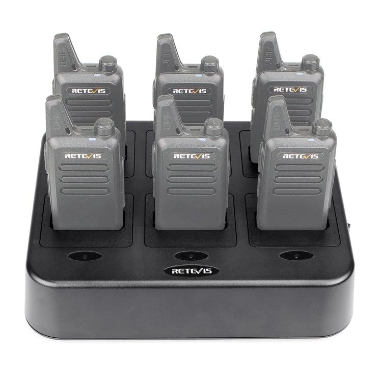 RETEVIS RTC22 Multi-function Six-Way Walkie Talkie Charger for Retevis RT22, EU Plug - Consumer Electronics by RETEVIS | Online Shopping UK | buy2fix