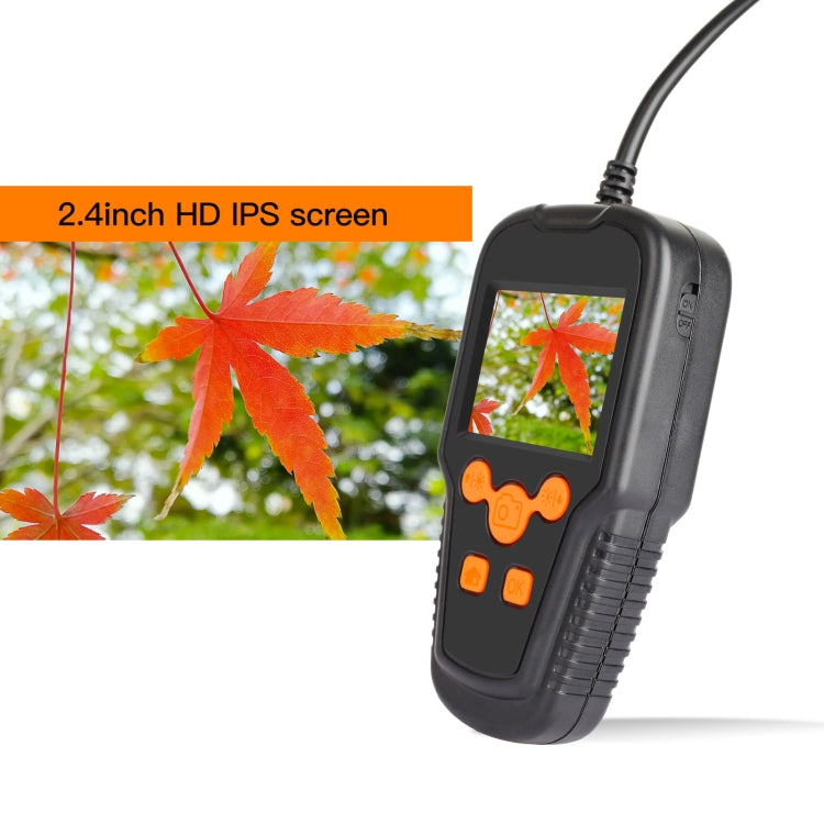 P60A 5.5mm 1080P 2.4 inch IPS Screen IP68 Waterproof HD Digital Endoscope, Length:10m Hard Cable -  by buy2fix | Online Shopping UK | buy2fix