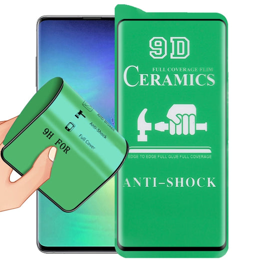 For Samsung Galaxy S10+ 9D Full Screen Full Glue Ceramic Film - Galaxy Tempered Glass by buy2fix | Online Shopping UK | buy2fix