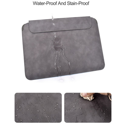 PU03 Lightweight Sheepskin Notebook Liner Bag, Size:14.1-15.4 inch(Deep Space Gray) - 15 inch by buy2fix | Online Shopping UK | buy2fix