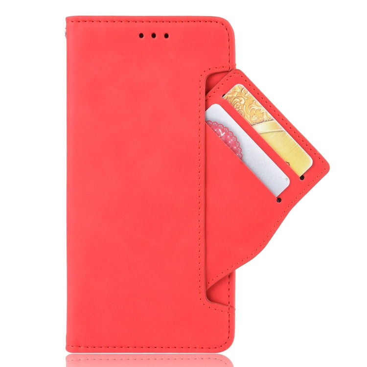 For vivo Y72 5G / iQOO Z3 5G Skin Feel Calf Pattern Horizontal Flip Leather Case with Holder & Card Slots & Photo Frame(Red) - vivo Cases by buy2fix | Online Shopping UK | buy2fix