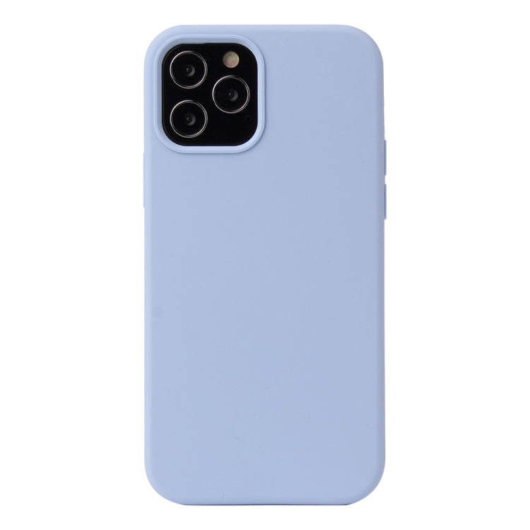 For iPhone 13 Pro Max Solid Color Liquid Silicone Shockproof Protective Case (Lilac Purple) - iPhone 13 Pro Max Cases by buy2fix | Online Shopping UK | buy2fix