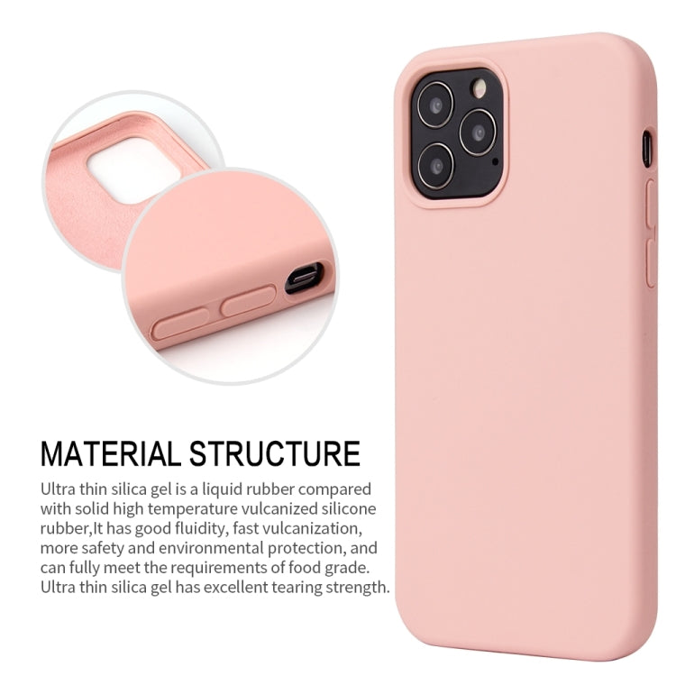 For iPhone 13 Pro Max Solid Color Liquid Silicone Shockproof Protective Case (Coral Red) - iPhone 13 Pro Max Cases by buy2fix | Online Shopping UK | buy2fix