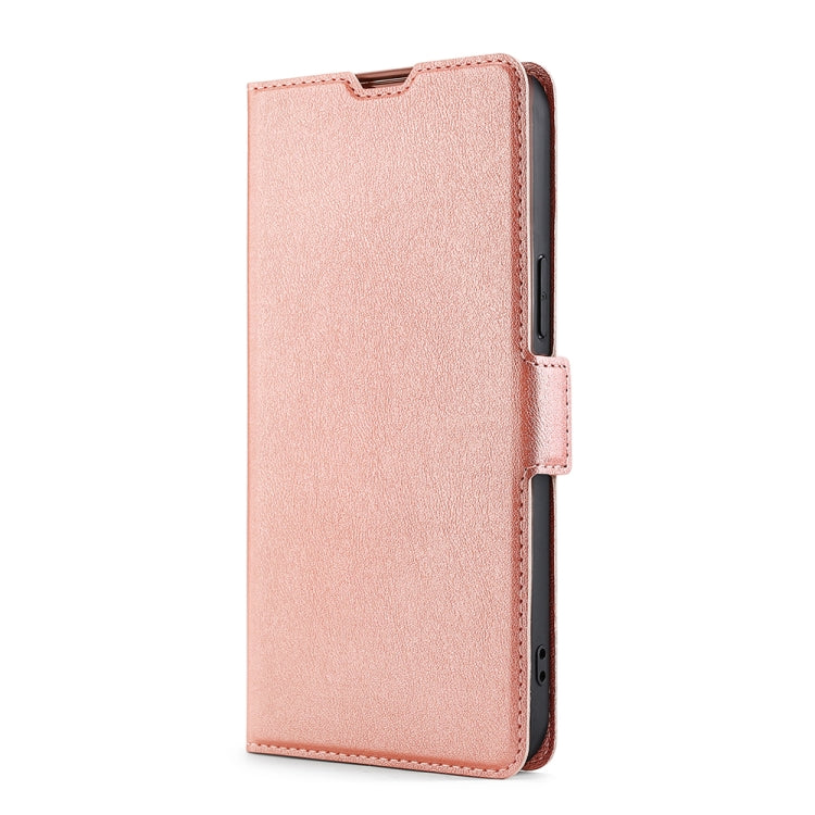 Ultra-thin Voltage Side Buckle PU + TPU Horizontal Flip Leather Case with Holder & Card Slot For iPhone 11(Rose Gold) - iPhone 11 Cases by buy2fix | Online Shopping UK | buy2fix