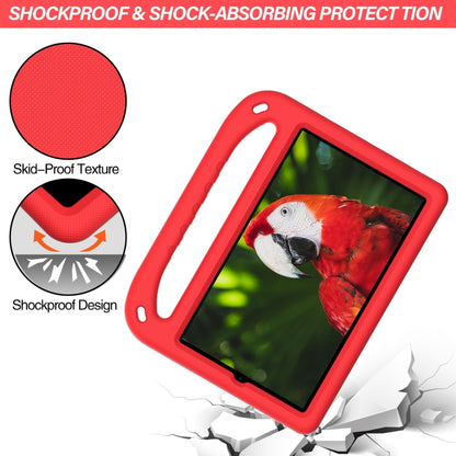 For Lenovo Tab M8 FHD TB-8505F / TB-8705X 8.0 inch & Tab M8 TB-8505 / TB-8705 / TB-8506 2021 Handle Portable EVA Shockproof Anti Falling Protective Case with Triangle Holder(Red) - Lenovo by buy2fix | Online Shopping UK | buy2fix