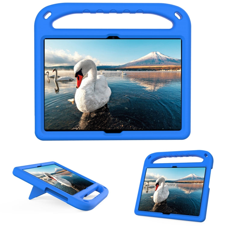 For Lenovo M10 FHD REL TB-X605FC / TB-X605LC Handle Portable EVA Shockproof Anti Falling Protective Case with Triangle Holder(Blue) - Lenovo by buy2fix | Online Shopping UK | buy2fix