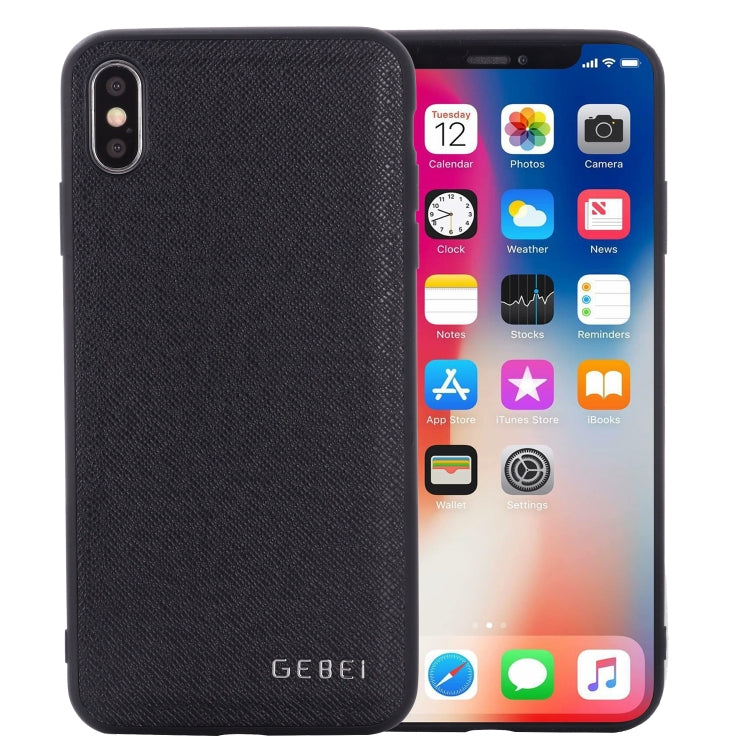 For iPhone 11 Pro Max GEBEI Full-coverage Shockproof Leather Protective Case(Black) - iPhone 11 Pro Max Cases by GEBEI | Online Shopping UK | buy2fix