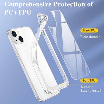 For iPhone 13 Crystal Clear Shockproof PC + TPU Protective Case(Transparent) - iPhone 13 Cases by buy2fix | Online Shopping UK | buy2fix