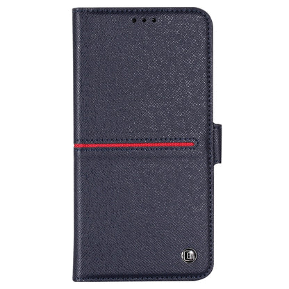 For iPhone XS Max GEBEI Top-grain Leather Horizontal Flip Protective Case with Holder & Card Slots & Wallet & Photo Frame(Blue) - More iPhone Cases by GEBEI | Online Shopping UK | buy2fix