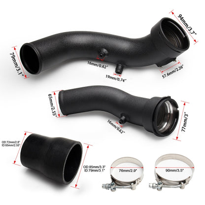 JQG1007 Car Modified Intake Pipe Kit for BMW 335i N55 - In Car by buy2fix | Online Shopping UK | buy2fix
