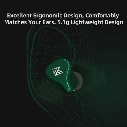 KZ Z1 1DD Dynamic True Wireless Bluetooth 5.0 Sports In-ear Earphone(Green) - In Ear Wired Earphone by KZ | Online Shopping UK | buy2fix