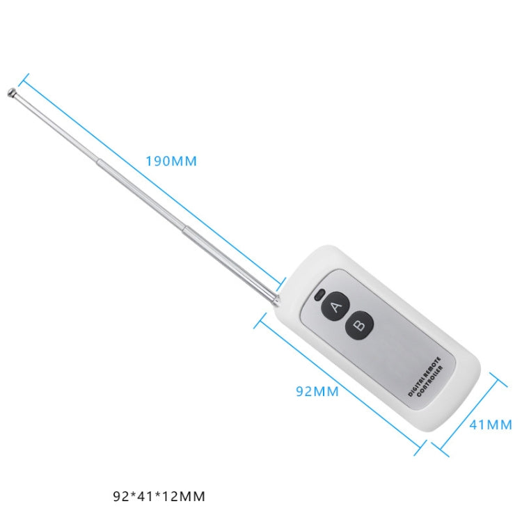 1000-2E Two-button Water Pump Motor Smart Socket Access Control Lamp Learning Wireless Remote Control, Frequency:315M 4.7(White) - Consumer Electronics by buy2fix | Online Shopping UK | buy2fix