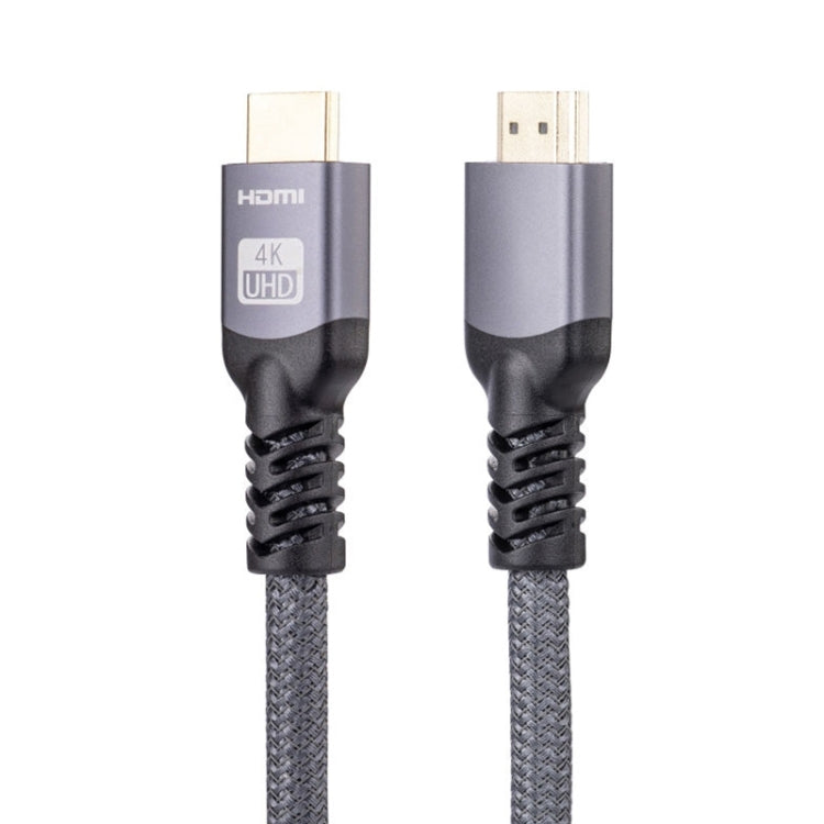 HDMI 2.0 Male to HDMI 2.0 Male 4K Ultra-HD Braided Adapter Cable, Cable Length:5m(Grey) - Cable by buy2fix | Online Shopping UK | buy2fix