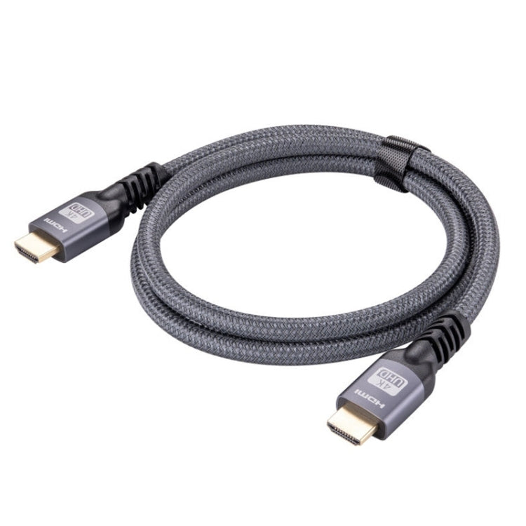 HDMI 2.0 Male to HDMI 2.0 Male 4K Ultra-HD Braided Adapter Cable, Cable Length:5m(Grey) - Cable by buy2fix | Online Shopping UK | buy2fix