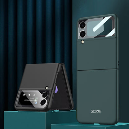 For Samsung Galaxy Z Flip3 5G GKK Integrated Ultra-thin Full Coverage Phone Flip Case(Black) - Samsung Accessories by GKK | Online Shopping UK | buy2fix