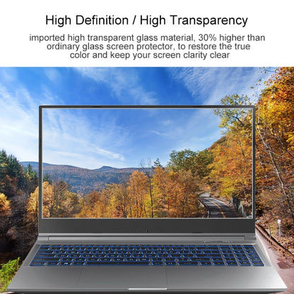 Laptop Screen HD Tempered Glass Protective Film For MECHREVO Z3 Air-S 15.6 inch - Computer & Networking by buy2fix | Online Shopping UK | buy2fix