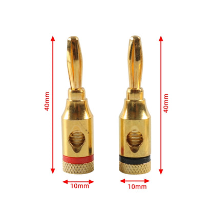 A6522 32 in 1 Car Gold-plated Red and Black 4mm Banana Head Audio Plug - In Car by buy2fix | Online Shopping UK | buy2fix