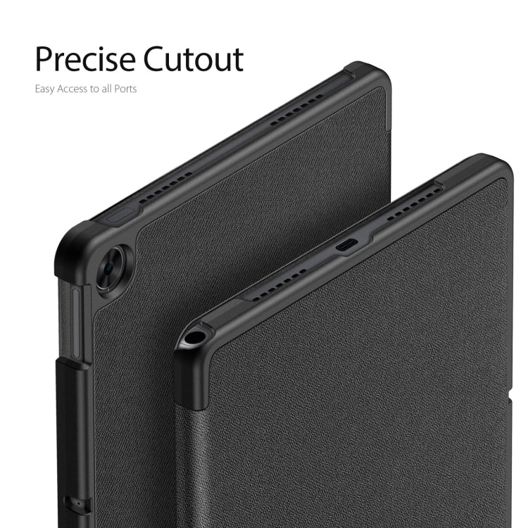 For OPPO Realme Pad 10.4 DUX DUCIS Domo Series Magnetic PU Tablet Case - Realme by DUX DUCIS | Online Shopping UK | buy2fix