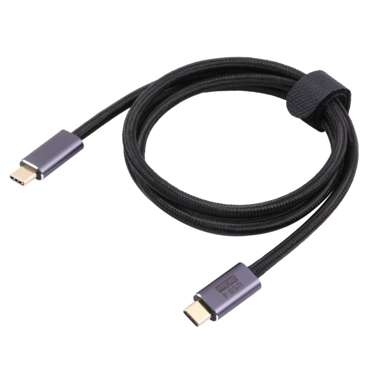 20Gbps USB 4 USB-C / Type-C Male to USB-C / Type-C Male Braided Data Cable, Cable Length:3m(Black) - Computer & Networking by buy2fix | Online Shopping UK | buy2fix