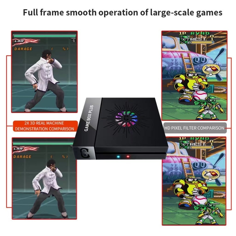 X6 Game Box 4K Video Games Console Magic Box with 2.4GHz Controller, Capacity:128GB(UK Plug) - Pocket Console by buy2fix | Online Shopping UK | buy2fix