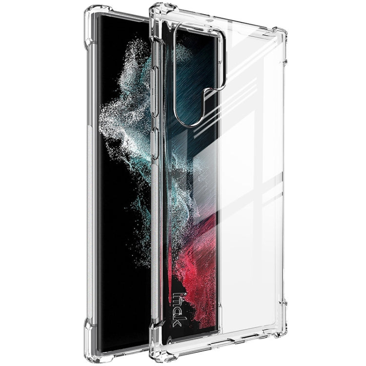 For Samsung Galaxy S22 Ultra 5G imak TPU Phone Case with Screen Protector(Transparent) - Galaxy S22 Ultra 5G Cases by imak | Online Shopping UK | buy2fix