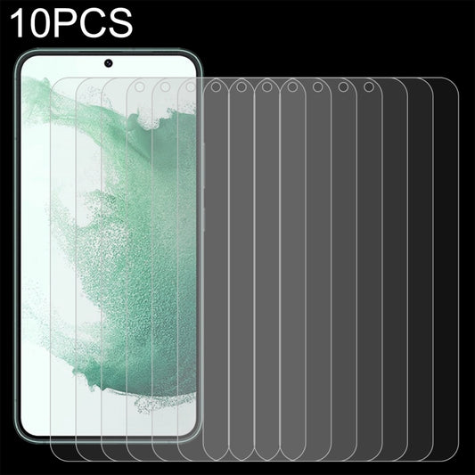 For Samsung Galaxy S22+ 5G 10pcs 0.26mm 9H 2.5D Tempered Glass Film, Fingerprint Unlocking Is Not Supported - Galaxy S22+ 5G Tempered Glass by buy2fix | Online Shopping UK | buy2fix