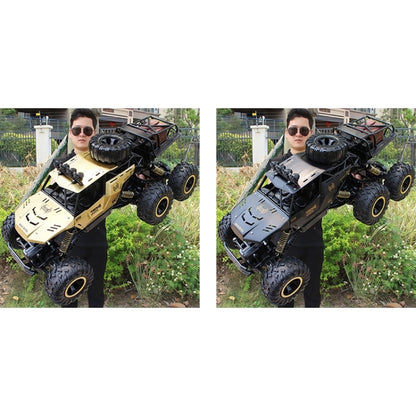 4WD Oversized Alloy Six Wheel Vehicle RC Car(Black) - RC Cars by buy2fix | Online Shopping UK | buy2fix