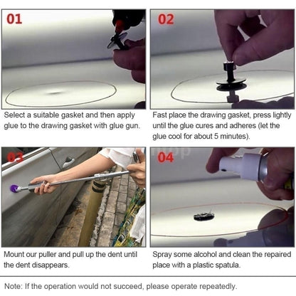 D3 94 in 1 Car Paintless Dent Dings Repair Lifter Tools Kit, Plug Type:EU Plug - In Car by buy2fix | Online Shopping UK | buy2fix