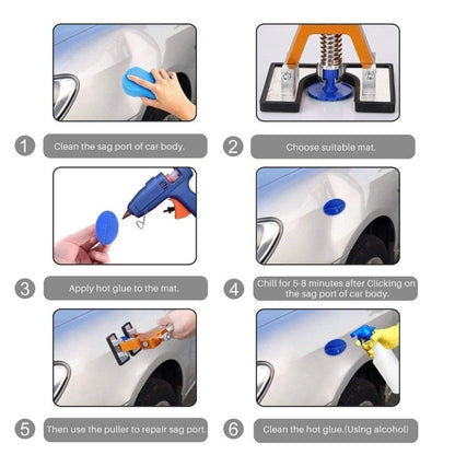 D6 44 in 1 Car Paintless Dent Dings Repair Lifter Tools Kit, Plug Type:UK Plug - In Car by buy2fix | Online Shopping UK | buy2fix