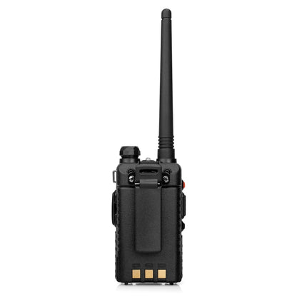 RETEVIS RT5R EU Frequency 144-146MHz & 430-440MHz Handheld Two Way Radio Walkie Talkie(Black) - Consumer Electronics by RETEVIS | Online Shopping UK | buy2fix