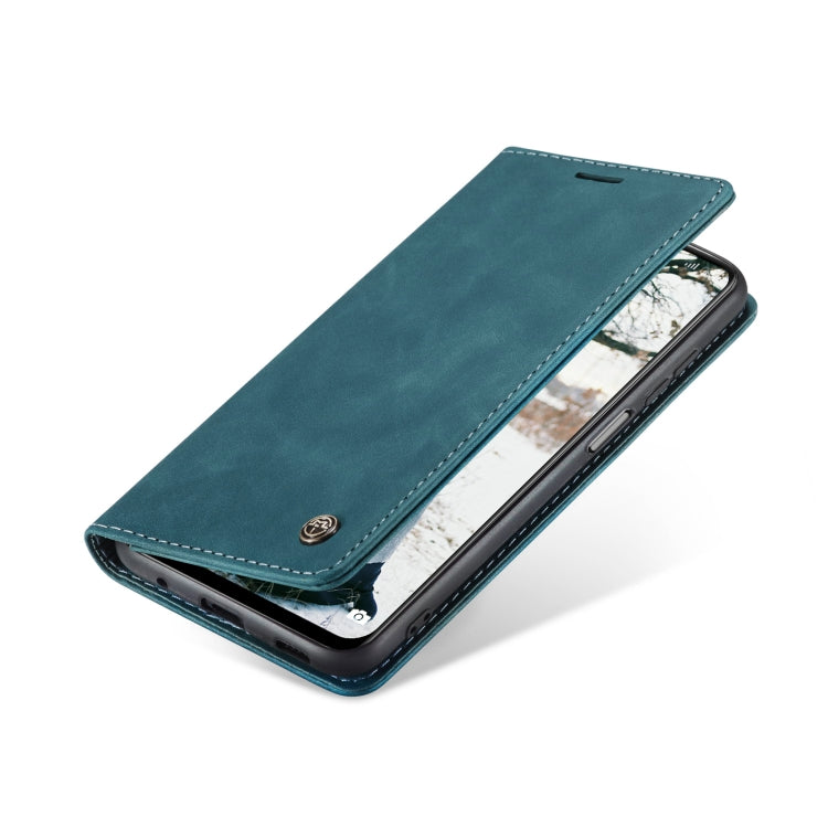 For Xiaomi Redmi Note 11 4G/Note 11S Global CaseMe 013 Multifunctional Horizontal Flip Leather Phone Case(Blue) - Xiaomi Accessories by CaseMe | Online Shopping UK | buy2fix