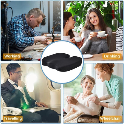 Soft U-shaped cushion Ergonomic Seat, Model:Mesh Style(Black) - Home & Garden by buy2fix | Online Shopping UK | buy2fix