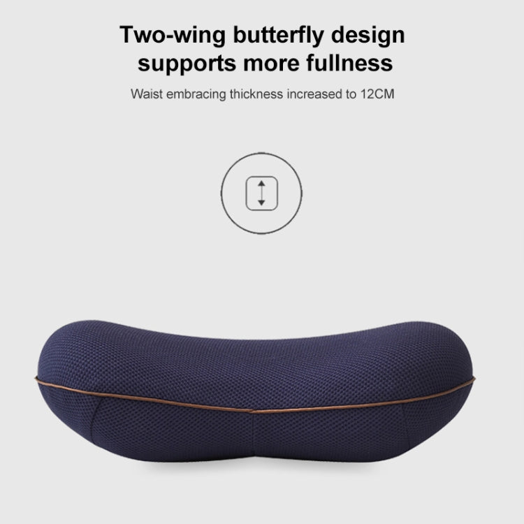 Office Memory Foam Cushion Lumbar Support Cushion(Navy Blue) - Home & Garden by buy2fix | Online Shopping UK | buy2fix