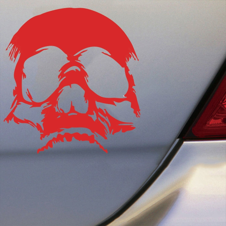 D-774 Evil Skull Pattern Car Modified Decorative Sticker(Red) - In Car by buy2fix | Online Shopping UK | buy2fix