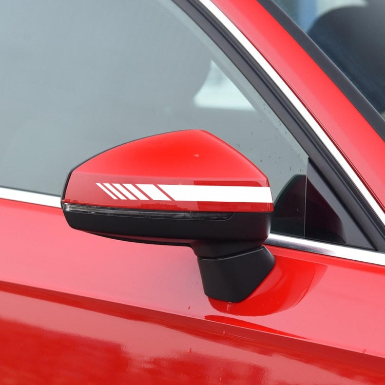 D-936 Stripe Pattern Car Modified Decorative Sticker(White) - In Car by buy2fix | Online Shopping UK | buy2fix