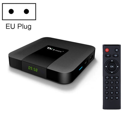 TX3 mini+  Android 11.0 Smart TV Box, Amlogic S905W2 Quad Core, Memory:2GB+16GB, 2.4GHz WiFi(EU Plug) - Consumer Electronics by buy2fix | Online Shopping UK | buy2fix