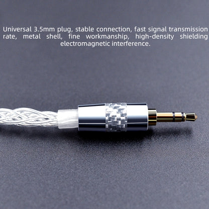 KZ OFC 0.75mm Standard Pin High-Purity Silver-Plated 152 Pin Headphone Upgrade Cable,Length: 1.2m For ZS10PRO(Section C) - Cable & Splitter by KZ | Online Shopping UK | buy2fix