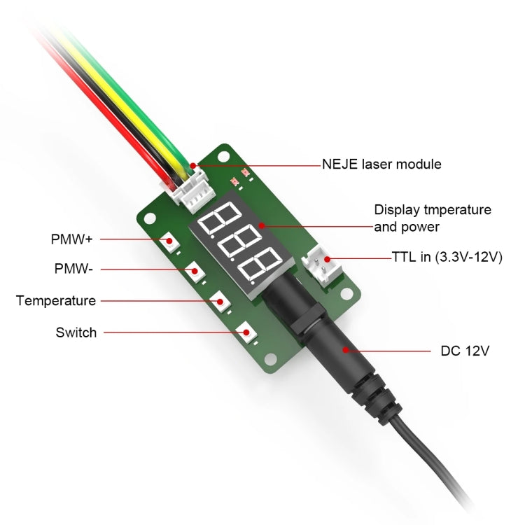 NEJE A40640 15W 450nm Laser Engraver Module Kits - DIY Engraving Machines by NEJE | Online Shopping UK | buy2fix