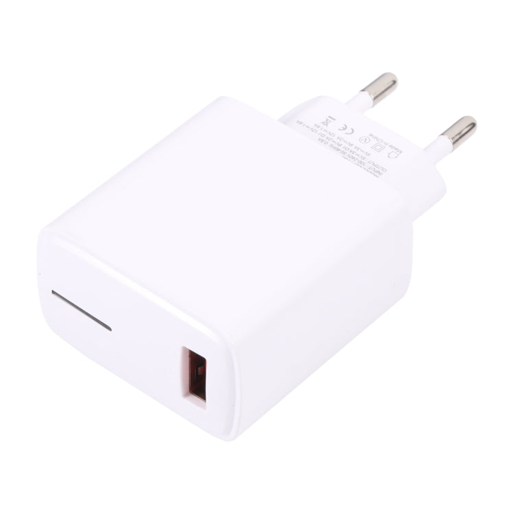 LZ-1130 QC 3.0 USB Charger, Plug Type:EU Plug(White) - USB Charger by buy2fix | Online Shopping UK | buy2fix