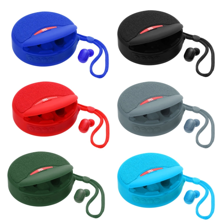 T&G TG808 2 in 1 Mini Wireless Bluetooth Speaker Wireless Headphones(Green) - Mini Speaker by T&G | Online Shopping UK | buy2fix