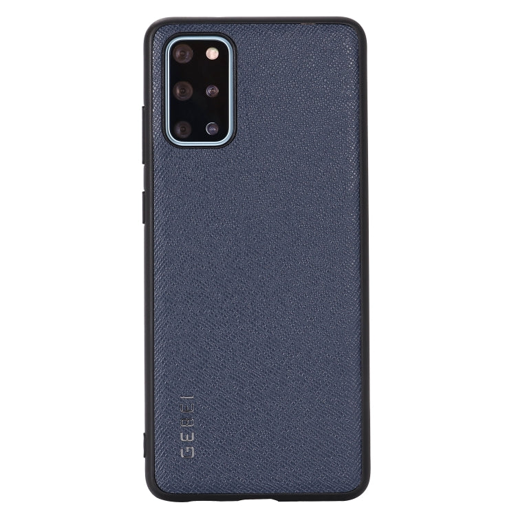 For Galaxy S20 GEBEI Full-coverage Shockproof Leather Protective Case(Blue) - Galaxy Phone Cases by GEBEI | Online Shopping UK | buy2fix